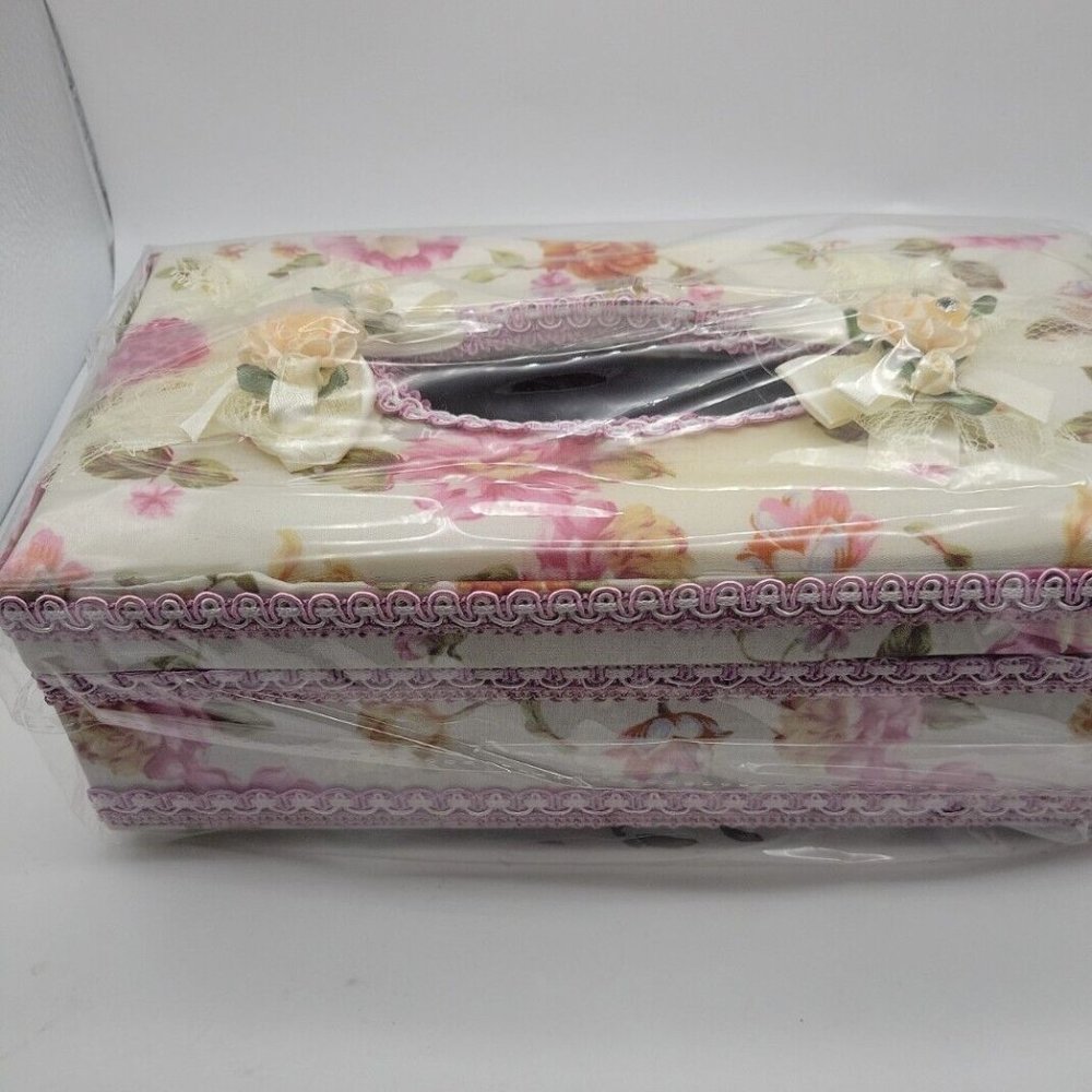 Elegant Tissue box cover fabric  Great Gift  Home Style Multi-Color